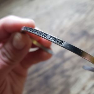 MF GIRL POWER Steel Bangle Bracelet